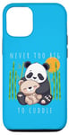 Coque pour iPhone 12/12 Pro Panda Lover Ours en peluche adorable pour enfants Maman Animal Baby Shower