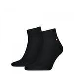 Lot de 2 paires de chaussettes basses Tommy Hilfiger en coton mélangé noir