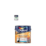 Dulux Quick Dry Eggshell Paint, 750 ml (Pure Brilliant White) Easycare Washable and Tough Matt (Mellow mocha)