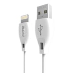 D8-kaapeli 2 m USB Type A Lightning MFi -sertifikaatti valkoinen lataus+data Yhteensopiva iPhone 13 12 11 X iPad Pron PSC-0327 kanssa