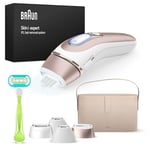 Braun Skin i·expert, Épilateur À Lumière Pulsée Intelligent, Épilation À Domicile, Alternative Au Laser, Avec Application, Vanity, Rasoir Venus, 4 Têtes Intelligentes, 1,5 An De Peau Douce, PL7387