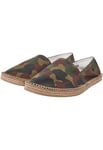 Urban Classics Homme Pantoufles en Toile Sandale cage espadrille, Camouflage Bois Multicolore, 37 EU