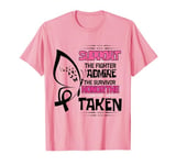 Breast Cancer Support Admire Honor Breast Cancer Awareness T-Shirt