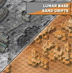 Battletech:Neoprene Battle Mat Alien Worlds Lunar Base/Sand Drifts