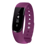 ZWW Nouveau Produit ID101 Bluetooth 4.0 Smart Bracelet, Moniteur De Fréquence Cardiaque Intelligent, Tracker De Fitness, Bande De Contrôle De Musique (pour iOS Android),A