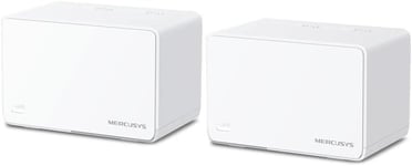 WiFi 6 Mesh AX3000Mbps,Couverture jusqu'à 460 m²,Connecter jusqu'à150 Appareils,Canaux 160 MHz,3 Ports Gigabit,WiFi bi-bande,Easy App Control,Halo H80X (2-Pack).[Y61]