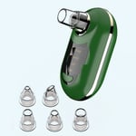 (Green)Blackhead Remover Machine Portable Strong Suction Vacuum Pore Cleaner