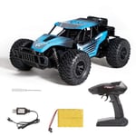 MYRCLMY 1:18 High Speed Remote Control Car,25Km/H Big Size Monster Truck 2.4Ghz Large Tire Radio Control Cars Toys Vehicle Electric Hobby Truck for Children And Adults,Blue,720P camera