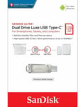 Clé USB Sandisk Ultra 128Go Dual Drive Luxe USB 3.1 Type-C Lecteurs Flash mémoire Stick 150MB/s