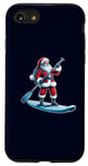 iPhone SE (2020) / 7 / 8 Stand-up Paddleboarding Santa Funny Hobbies Christmas Pajama Case