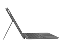 Logitech Combo Touch - Clavier et étui - avec trackpad - rétroéclairé - Apple Smart connector - QWERTY - Espagnol - gris oxford - pour Apple 10.9-inch iPad (10ème génération)