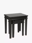 Laura Ashley Henshaw Nest of 2 Side Tables, Black