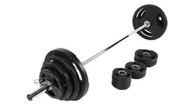 Set d haltere long olympique de 130 kg   pour halterophilie