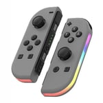 Trådlös handkontroll kompatibel med Nintendo Switch, Oled, Lite Gamepad Joystick (l/r) Ersättning med Rgb Höger - Gray