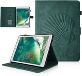 Coque Ipad 6eme Generation Pour Ipad 9.7 Coque Ipad 5eme Generation De Stand De Folio De Pli Sillage/Sommeil Automatique Coque Ipad Air 2 Coque Ipad Air Vert