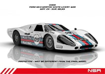 NSR 0409SW FORD MKIV MARTINI RACING LIVERY BLANC #09 SW SHARK 21.5 EVO