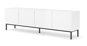 Tv-taso Ravenna C FURNLUX CLASSIC, 200x42x58 cm, valkoinen