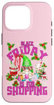 iPhone 16 Pro Xmas Gnome Christmas Saying For Women Funny Friday Shopping Case