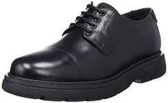 BOSS Homme Jacob_derb_ltct Chaussures de déguisement Uniform, Noir 1, 44 EU