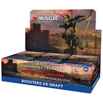 Magic The Gathering Boîte de Boosters de Draft Commander Légendes : la Bataille de la Porte de Baldur, 24 boosters (Version Française) D10231010 Multicolore