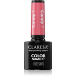 Claresa SoakOff UV/LED Color Candy Gel neglelak Skygge 7 5 g