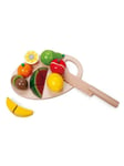 Classic World Wooden Cutting Fruit with Cutting Board 17 pcs.