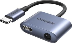 Ugreen Cm231 Audio Adapter Usb-c To Mini Jack 3.5mm (gray)