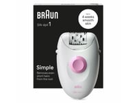 Braun Silk-Épil 1 1-000, Rosa, Vit, 20 Pincetter, Softlift, Ac, Tyskland