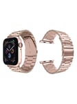 Lippa Apple Watch urrem i rustfri stål 42/44/45/49 - Rose Gold