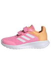 adidas Mixte Enfant Tensaur Run 2.0 CF K Chaussures de Course, Bliss Pink Hazy Orange, 1.5 UK Child