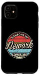 Coque pour iPhone 11 Quelqu'un à Newark m'aime City, États-Unis, États-Unis