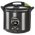 Presto 02144 12Qt Digital Canner, Black Stainless