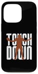 Coque pour iPhone 13 Pro USA Touchdown Ballon de football américain