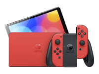 Nintendo Switch - OLED Model - Mario Red Edition, Nintendo Switch, NVIDIA Custom Tegra, Punainen, Analoginen/Digitaalinen, D-pad, Kotipainike, Virtap