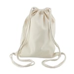 IDEA HOME Sac de Gym en Coton - Sac de Sport avec Cordon 36 x 44 cm 250g/m² - Sac de Gym à Personnaliser, Idéal pour Sport, Voyage et Courses, Naturel