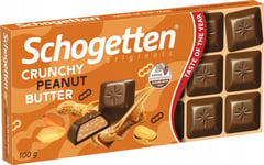 Schogetten Schogetten Crunchy Peanut Butter Chocolate 100 G