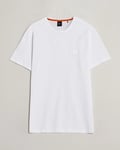 BOSS ORANGE Tales Logo Crew Neck T-Shirt White