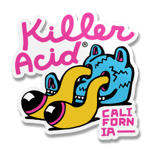 Killer Acid - Eyeball Dog Sticker, Accessories