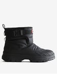 Hunter Womens Intrepid Short Buckle Snow Boot - Black, Black, Size 7, Women