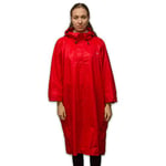 LOWLAND OUTDOOR Poncho de Pluie Mixte, Rouge, m