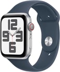 Apple Watch SE OLED 44 mm Numérique 368 x 448 pixels Écran tactile 4G Argent Wi