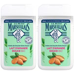 Le Petit Marseillais Crème de Douche Extra Douce Lait D’Amande BIO Gel 2x250 ml