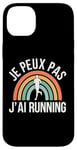 Coque pour iPhone 14 Plus humour Je Peux Pas J'Ai Running hommes