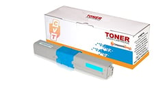 TINTA COMPATIBLE Toner générique pour OKI C301DN/C321DN/MC342DN Cyan 44973535