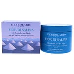 L'Erbolario, Gommage OleoScrub pour le Corps Fior Di Salina (Fleur de Sel), Gommage DIY au Sel Marin, 500 g