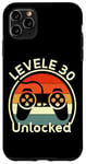 iPhone 11 Pro Max Level 30 Unlocked: Vintage Video Game Controller 30 Birthday Case