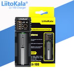 Veitokala Lii-100c Lii-100 B Chargeur De Batterie Pour 18650 18350 26650 16340 Rcrree 14500 3.7v 1.2v Ni-Laissée Ni-Cd Pipeline Usb Chargeur Intelligent - Type Lii-100