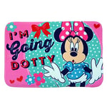 Disney Tapis mémoire en Mousse 38 x 58 Minnie, Polyuréthane, Multicolore, 58 x 1 x 38 cms