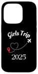 Coque pour iPhone 14 Pro Girls Trip 2025 Vacances de voyage pour femmes