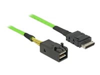 Delock Oculink - Ata/Sas-Kabel - Sas 12Gbit/S - 4I Minilink Sas (Sff-8611) (Hane) Till Mini Sas Hd (Sff-8643) (Hane) - 50 Cm